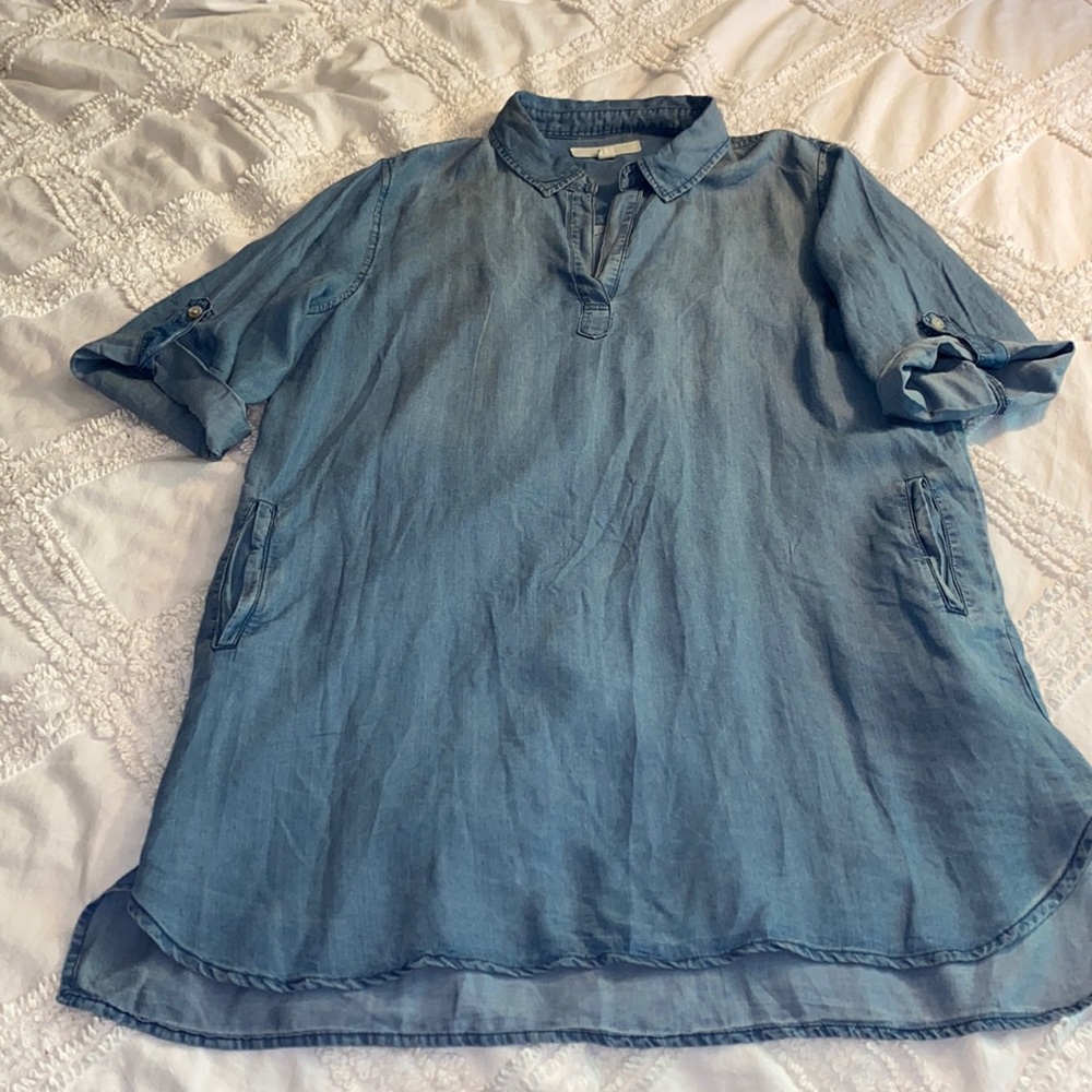 Thread and supply Chambray dress sz XL
